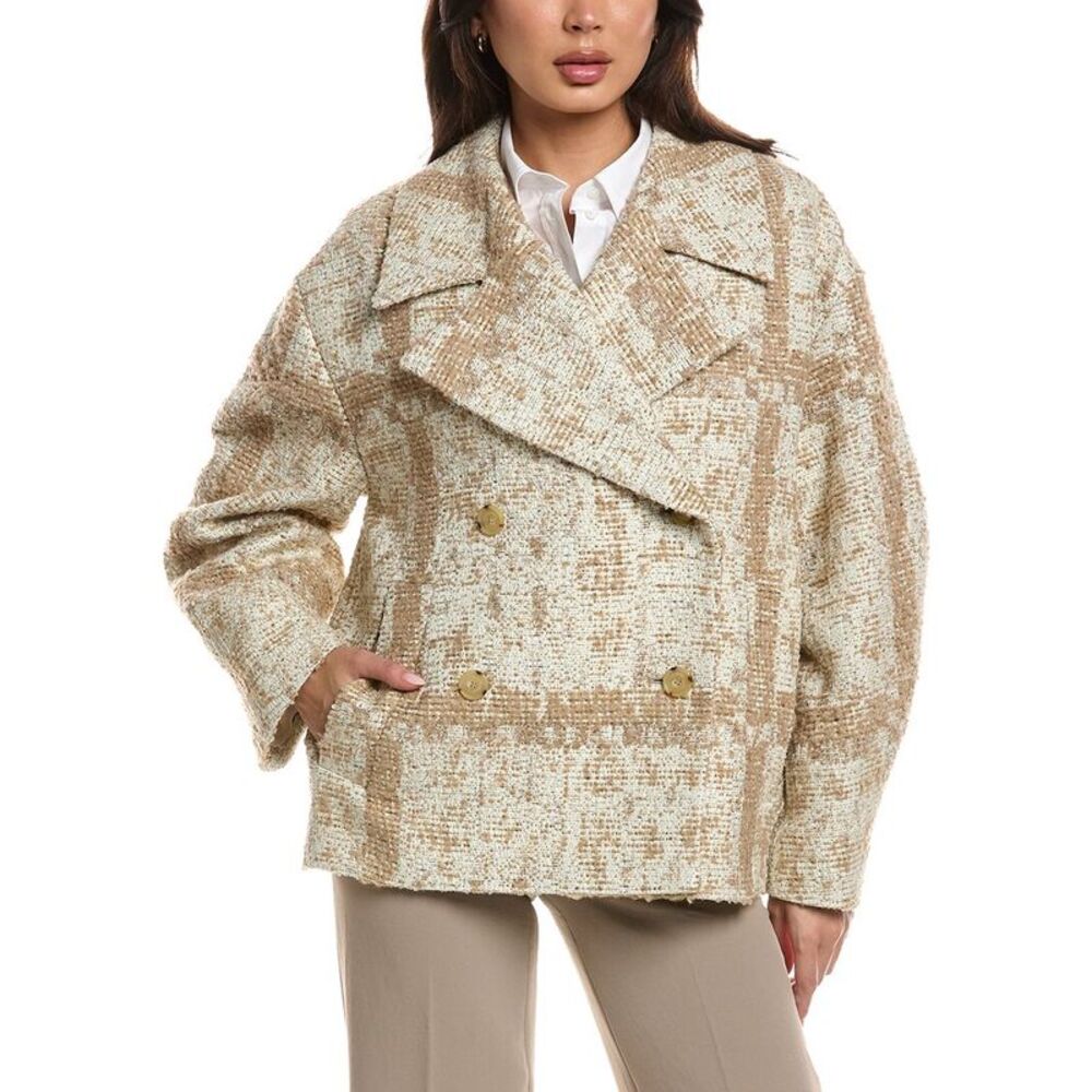 Hugo Boss Womens  Chatur Wool-Blend Jacket
